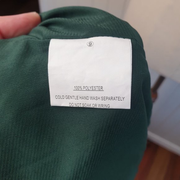 Indikah | Size 6 | Long Sheer Sleeve Relaxed Short Dress w Elastic Waist Lined - Picture 10 of 10